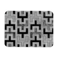 Afrikanisches Mudcloth Textil mit geometrischen Mu