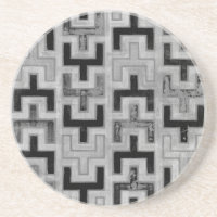 Afrikanisches Mudcloth Textil mit geometrischen Mu