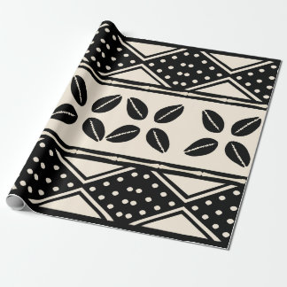 Afrikanisches Mudtuch-Inspiriertes Wrapping Paper Geschenkpapier