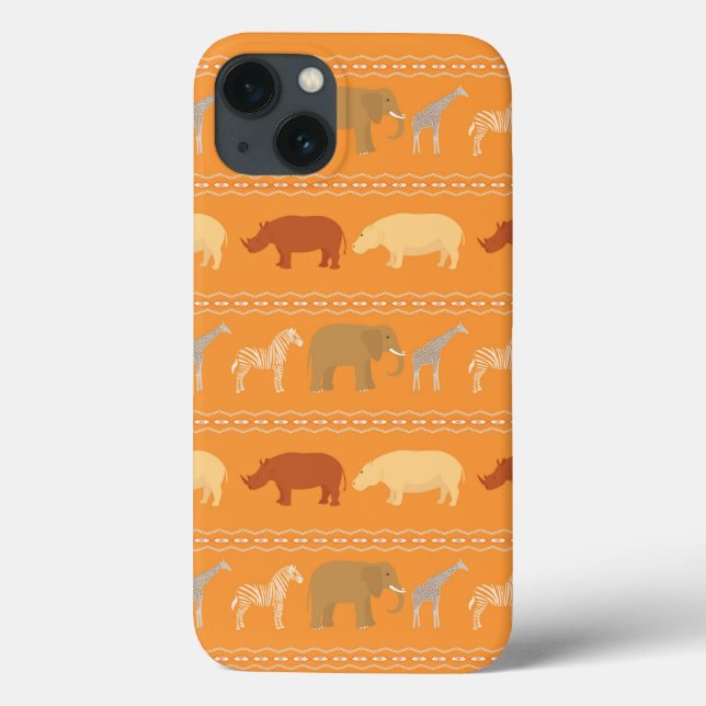 Afrikanisches Muster Case-Mate iPhone Hülle (Rückseite)