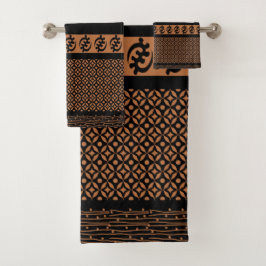Afrikanisches Muster-Mischungs-Tuch-Set Badhandtuch Set