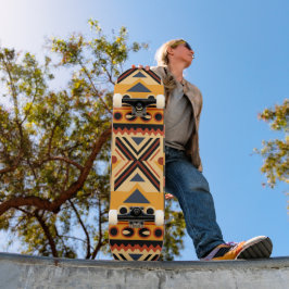 Afrikanisches Muster Skateboard