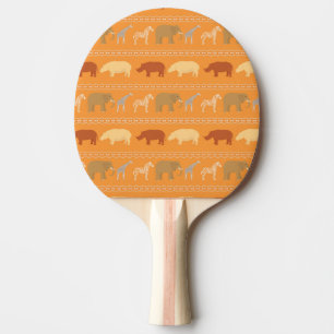 Afrikanisches Muster Tischtennis Schläger