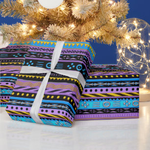 Afrikanisches Muster-Wrap-Papier Geschenkpapier