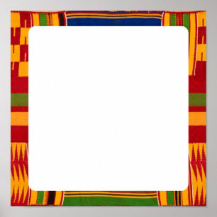 Afrikanisches Musterposter-Papier Poster