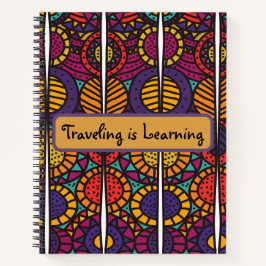 Afrikanisches Notebook, 8.5 x 11 Notizbuch