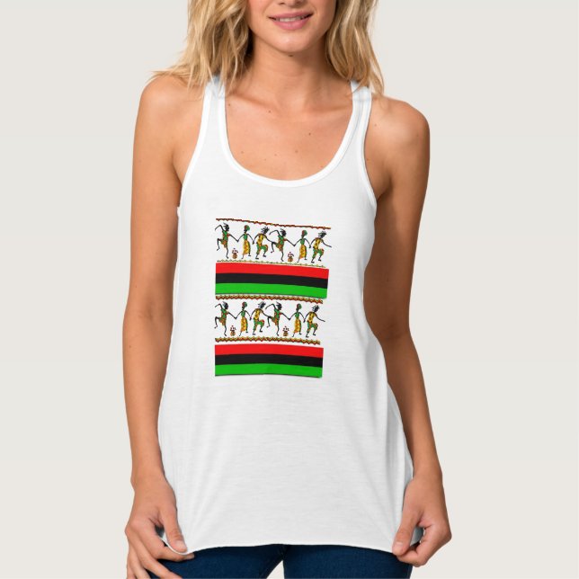 afrikanisches Panzertop-Shirt Tank Top (Vorderseite)