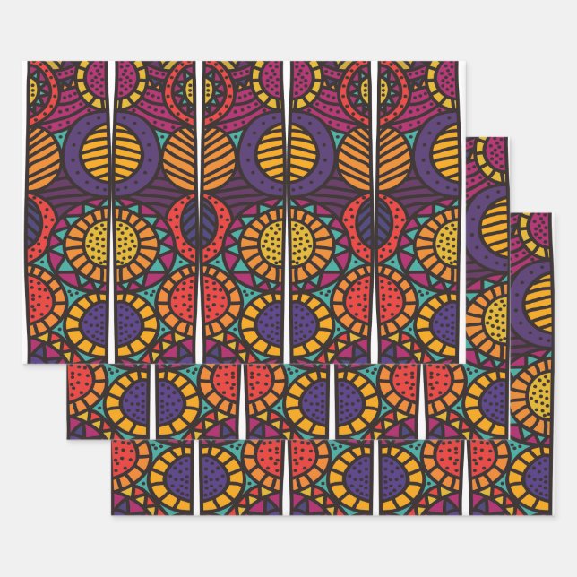 Afrikanisches Papier zum Umblättern (Set)
