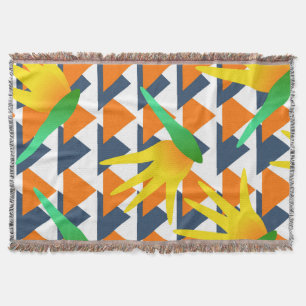 Afrikanisches Paradies Floral Modern Minimalistisc Decke