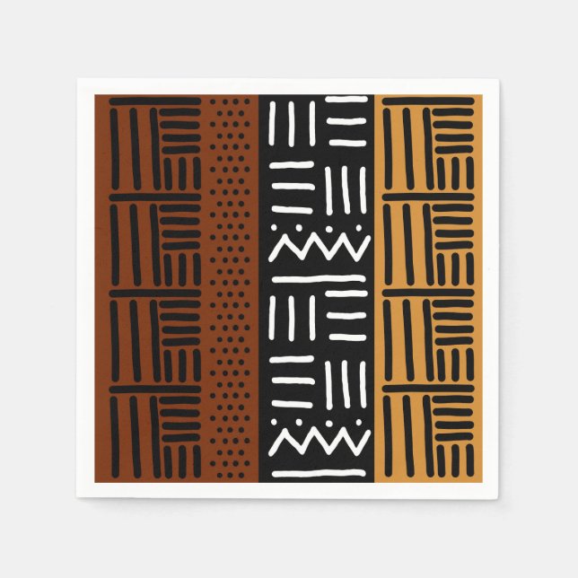 Afrikanisches Party, Hochzeit von Napkins Serviette (Vorderseite)