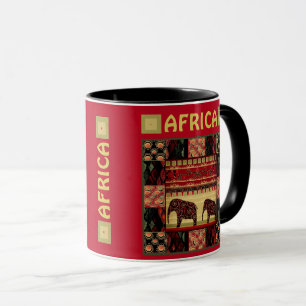 Afrikanisches Patchwork  Tasse