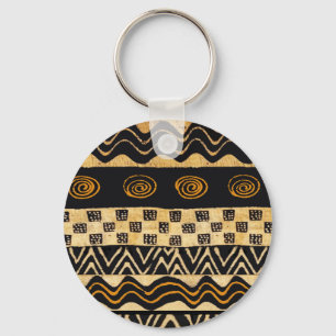 Afrikanisches Schamanendesign Schlüsselanhänger