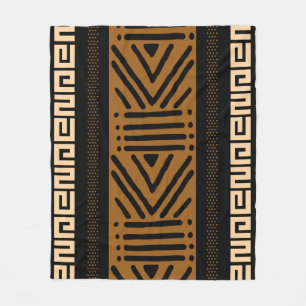 afrikanisches Schmucktuch bedruckt Blanket Fleecedecke