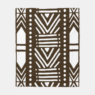afrikanisches Schmucktuch bedruckt Blanket Fleecedecke