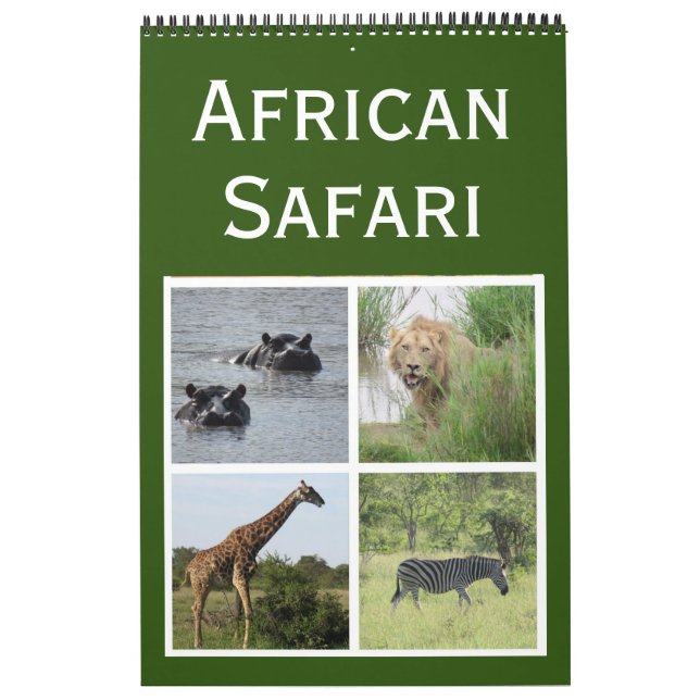 afrikanisches Spiel-Laufwerk 2025 Kalender (Titelbild)