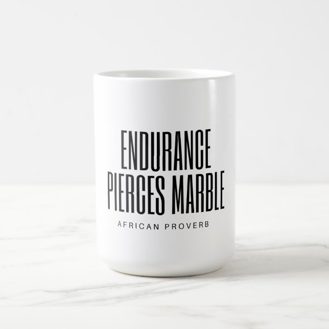 Afrikanisches Sprichwort Kaffeetasse (Mittel)