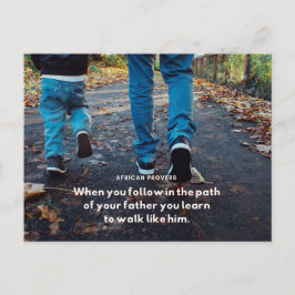 Afrikanisches Sprichwort Postkarten