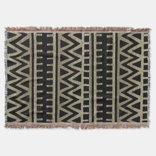 Afrikanisches Stammes- Muster Decke