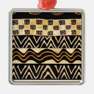 Afrikanisches Stammes-Schamanen-Design Ornament Aus Metall