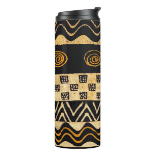 Afrikanisches Stammes-Schamanen-Design Thermosbecher