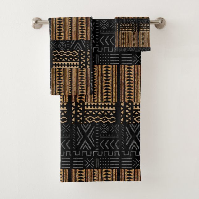 afrikanisches Stammesgebiet Badhandtuch Set (Insitu)