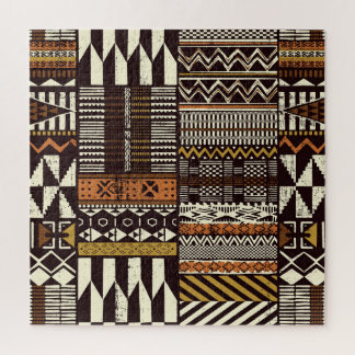 Afrikanisches Stammesgewebe, abstrakt Vintag.