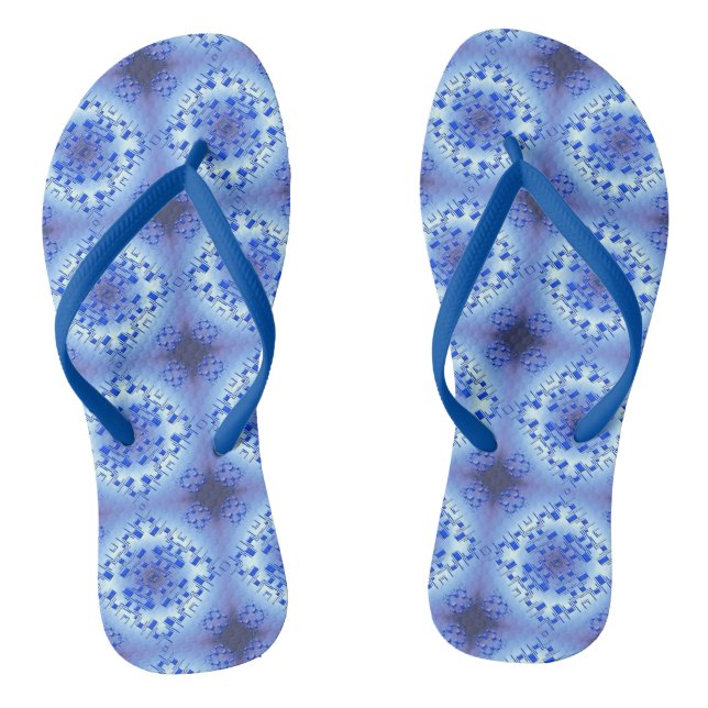 afrikanisches Stammesmuster Flip Flops (Fußbett)