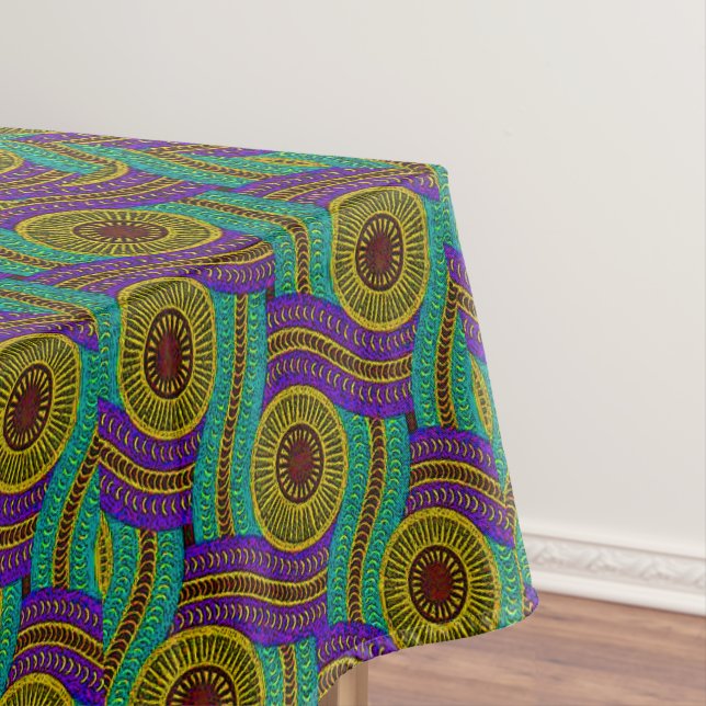 Afrikanisches Stammesmuster Tischdecke (Beispiel)