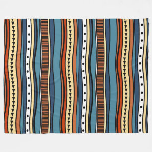 Afrikanisches Stammetmuster Fleece Blanket