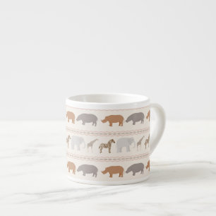 Afrikanisches Tiermuster 1 Espressotasse
