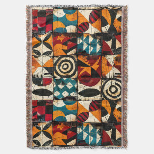 Afrikanisches Tribal-Muster Decke