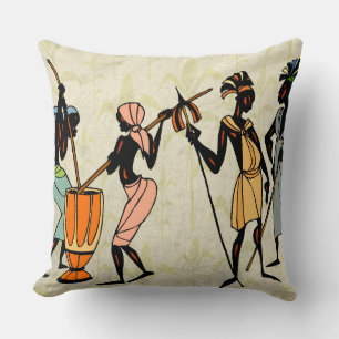Afrikanisches Tribal-Muster-Kissen Kissen