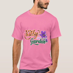Afrikanisches Veilchen Katzen-Sicheres Gartengesch T-Shirt