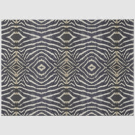 Afrikanisches Vintages Zebra Strip-Muster Seidenpapier