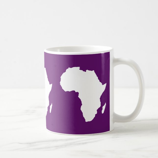 Afrikanisches Violet Audacious Africa Kaffeetasse (Rechts)