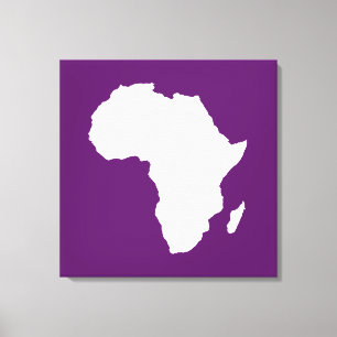 Afrikanisches Violet Audacious Africa Leinwanddruck