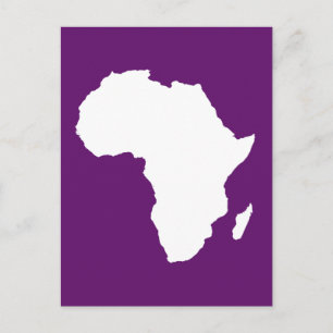 Afrikanisches Violet Audacious Africa Postkarte