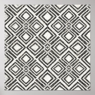 Afrikanisches wildes Muster Poster