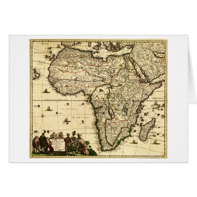 AfrikaPanoramakarte Afrika (Vorderseite (Horizontal))