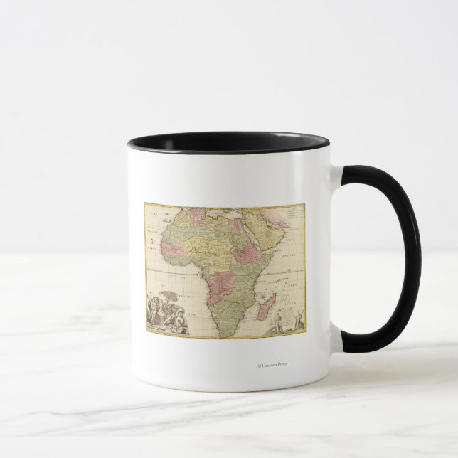AfrikaPanoramakarte Afrika 3 Tasse (Rechts)