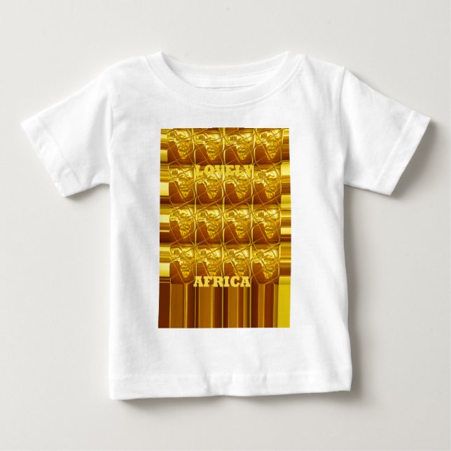 Afrikas goldenes Versprechen Baby T-shirt (Vorderseite)