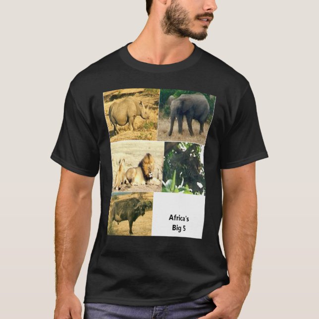 Afrikas große 5 T-Shirt (Vorderseite)