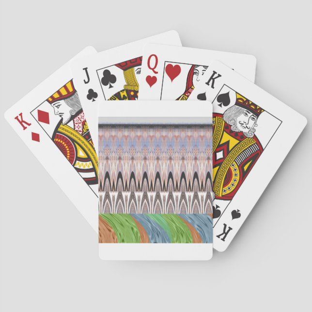 Afrikas - Traditionelles Muster Spielkarten (Rückseite)