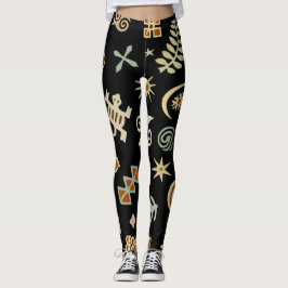 Afrique Adinkra Leggings