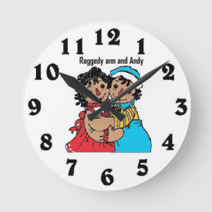 Afrique américaine et Andy Wall Horloge