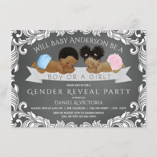 Afrique-Amérique : Invitations à la douche révélat