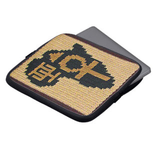 Afrique Ankh Artisan Crochet Imprimer sac électron