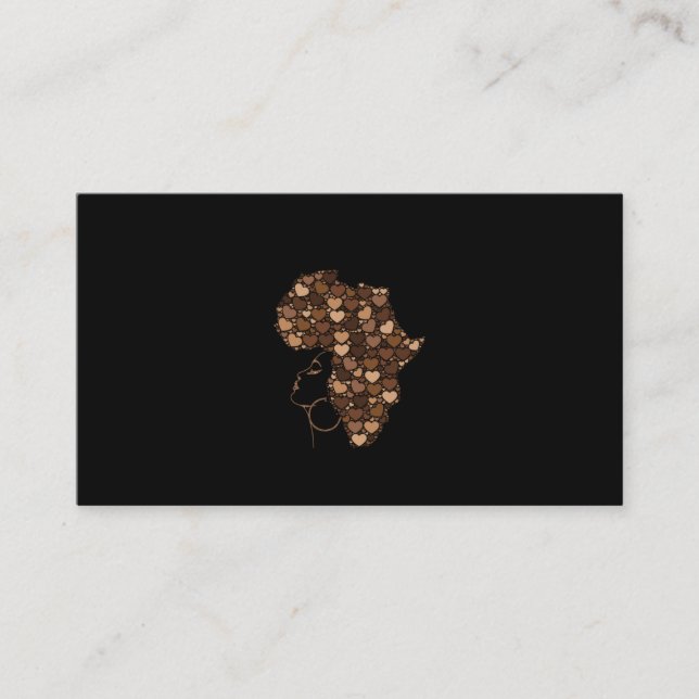 Afrique Carte Coeur De Fierté Pour Les Femmes Fill (Devant)