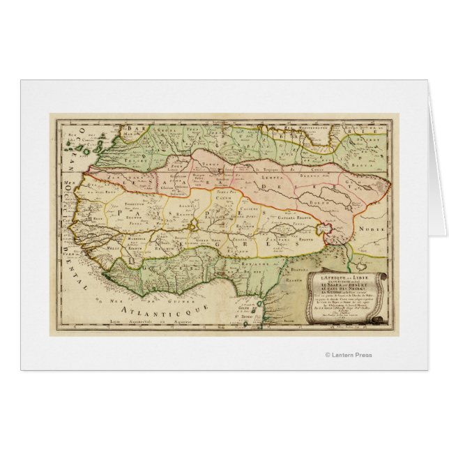 Afrique de l'OuestCarte panoramiqueAfrique de l'Ou (Devant horizontal)