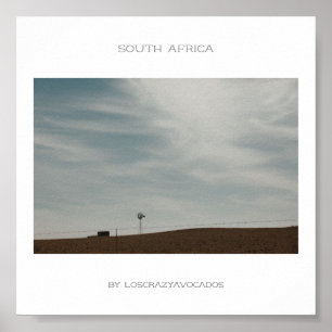 Afrique du Sud Monts Paysage Poster